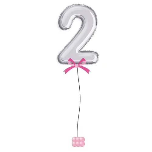 Helium Filled Number Balloons