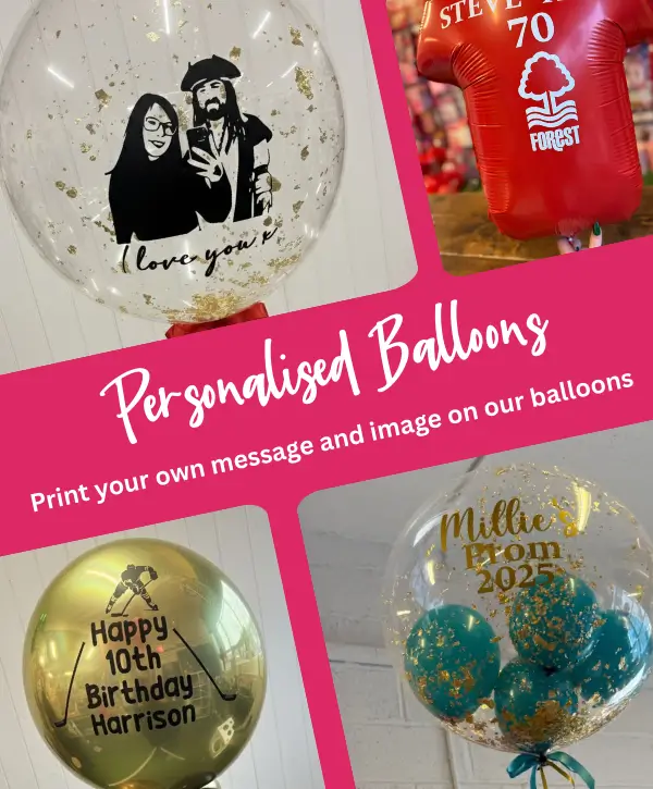 Personalised Balloon Mobile Header